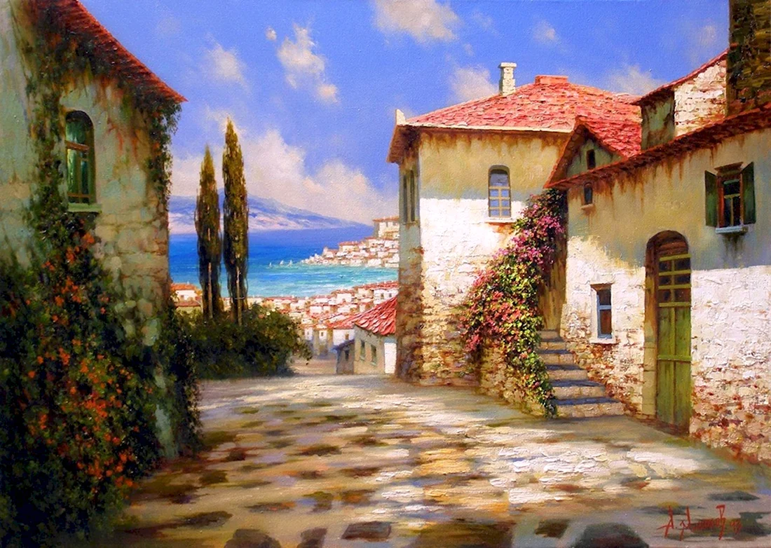 Александр Милюков итальянский пейзаж