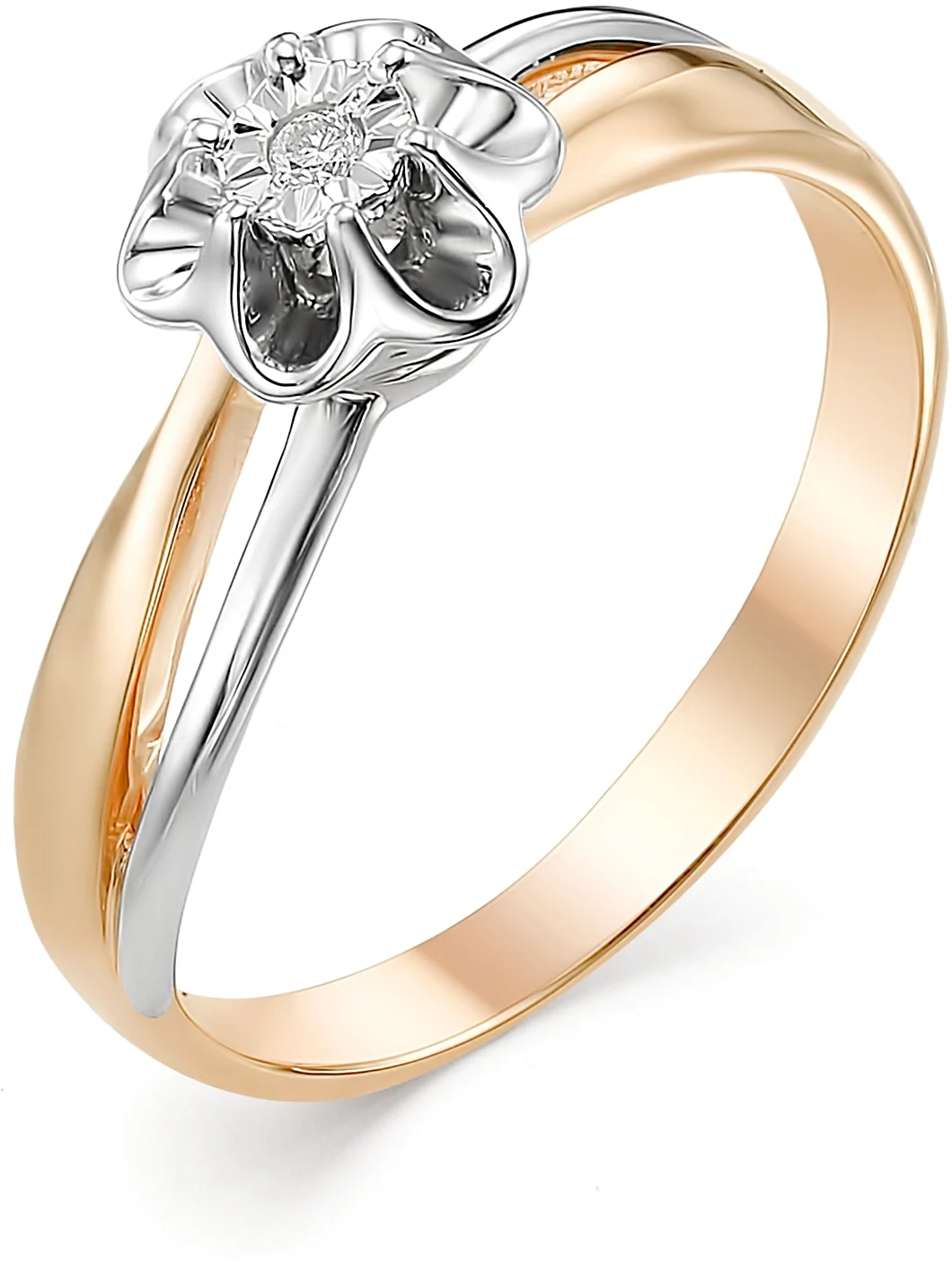 Алькор кольцо с бриллиантом