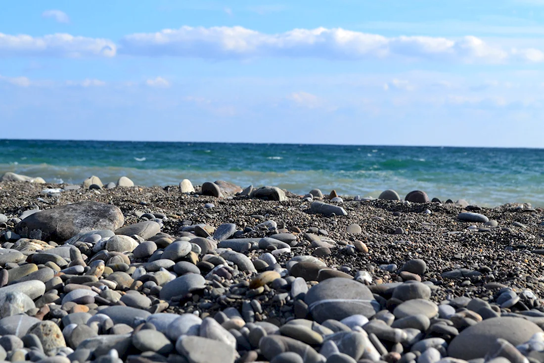 Алушта пляж с камнями