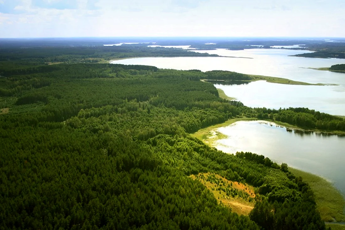 Белое озеро острова хачин