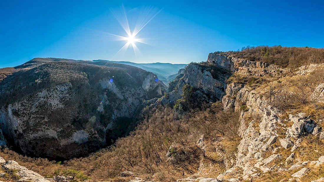 Большой каньон Крым крымские горы