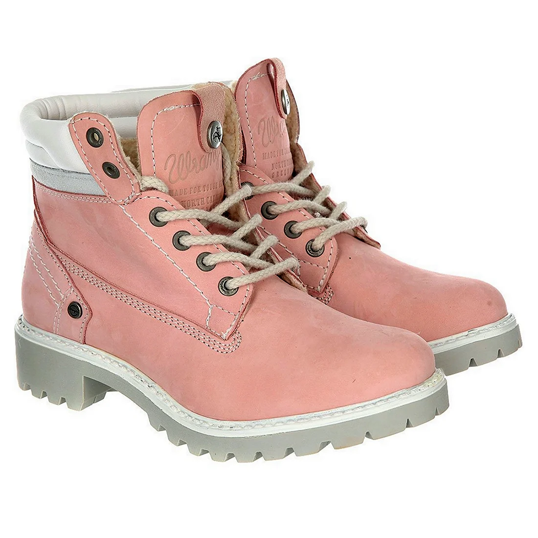 Ботинки Esprit женские розовые зима