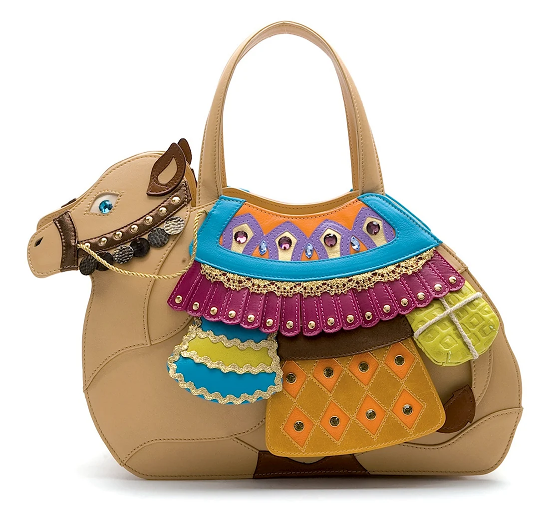 Braccialini сумка с верблюдом
