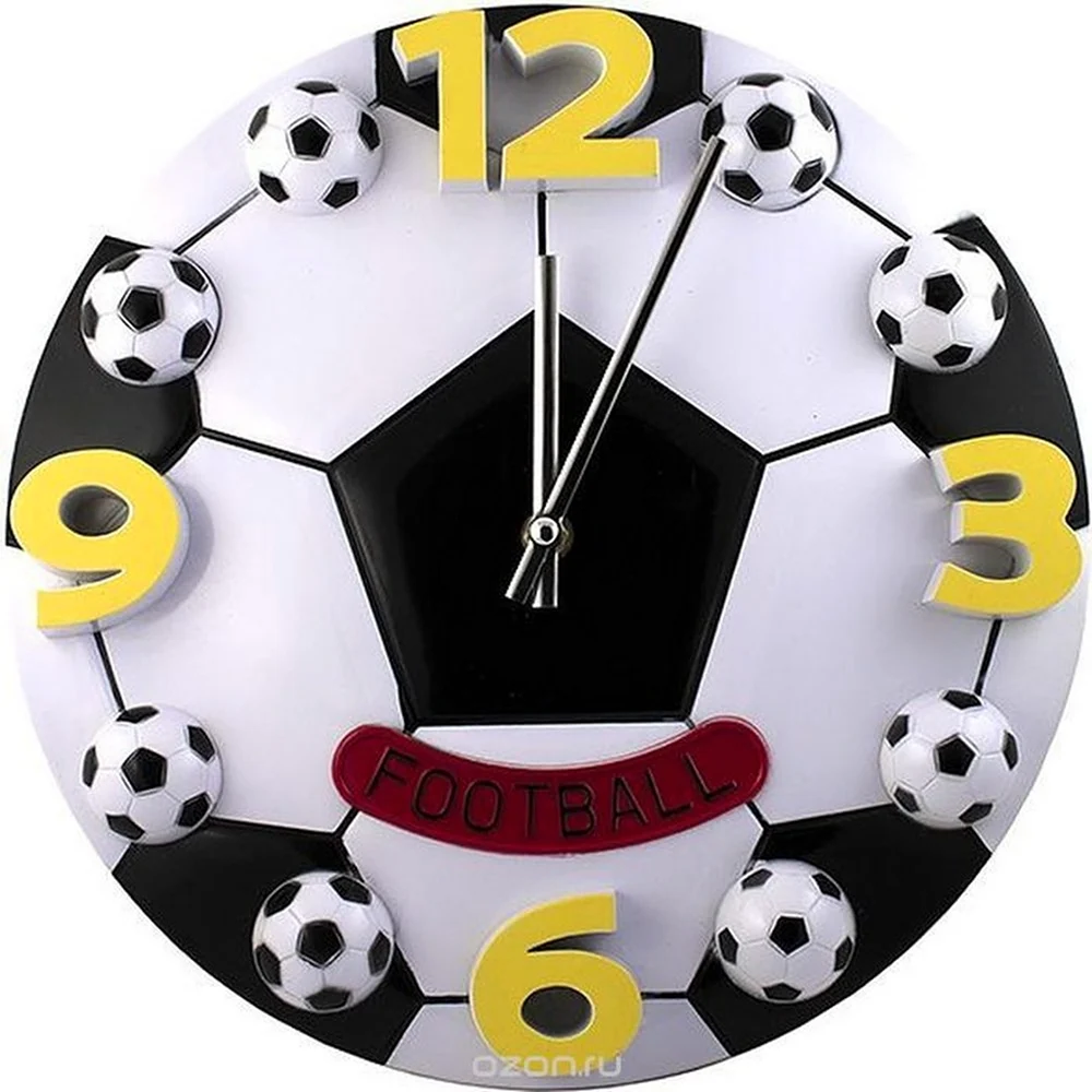 Часы настенные футбол