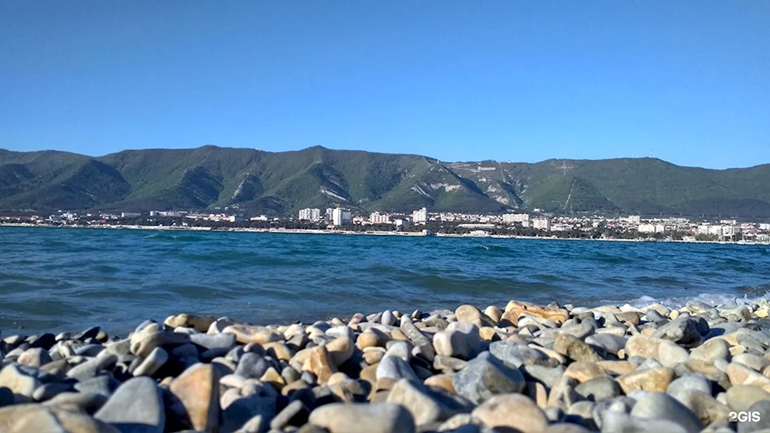 Черное море пляж Геленджик