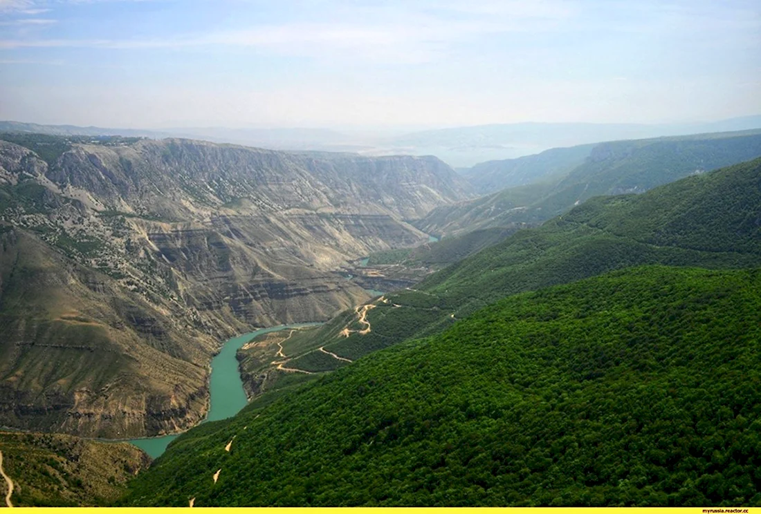Дагестан река в каньоне