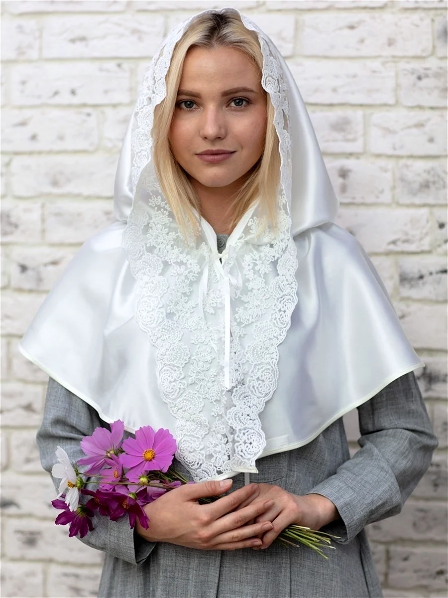 Эвелина венчальный платок