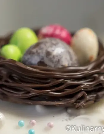 Гнездо из шоколада