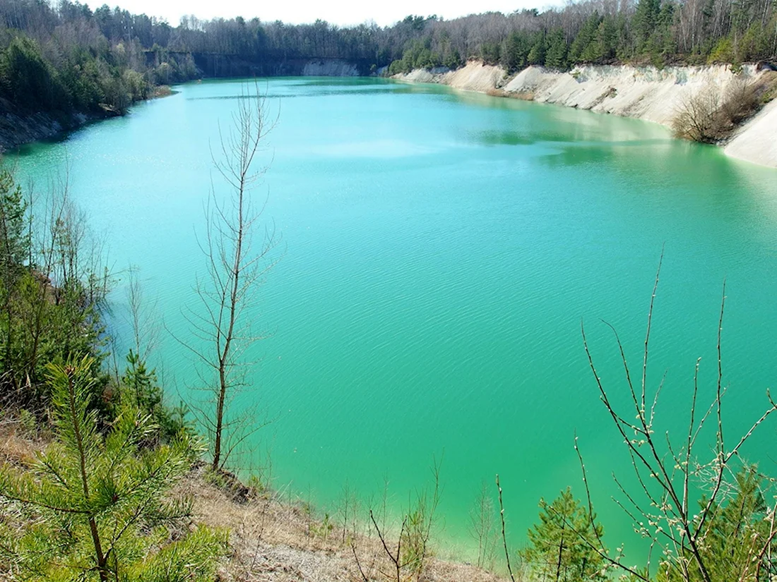 Голубое озеро Железногорск Курской области