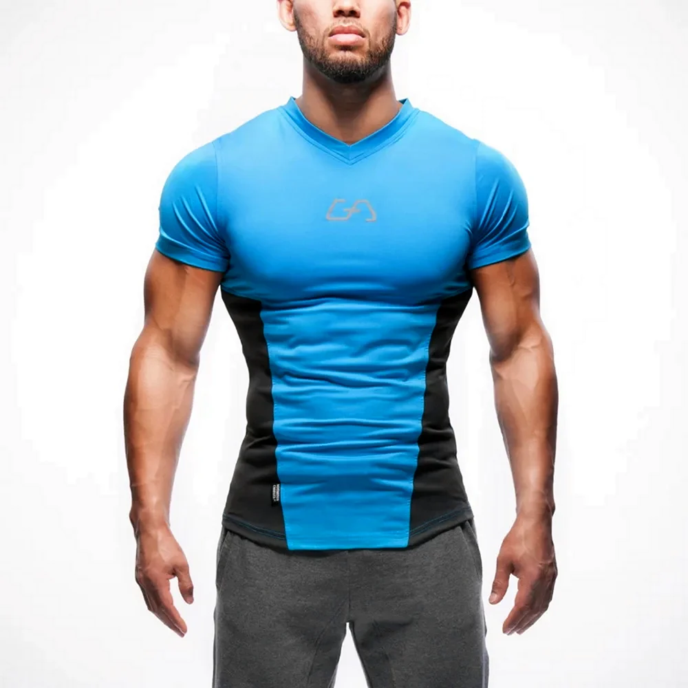 Gymshark мужская компрессионная футболка