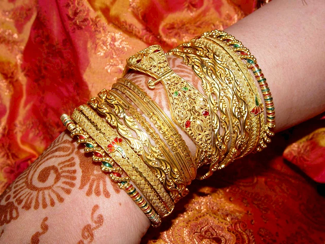 Индийские украшения браслеты