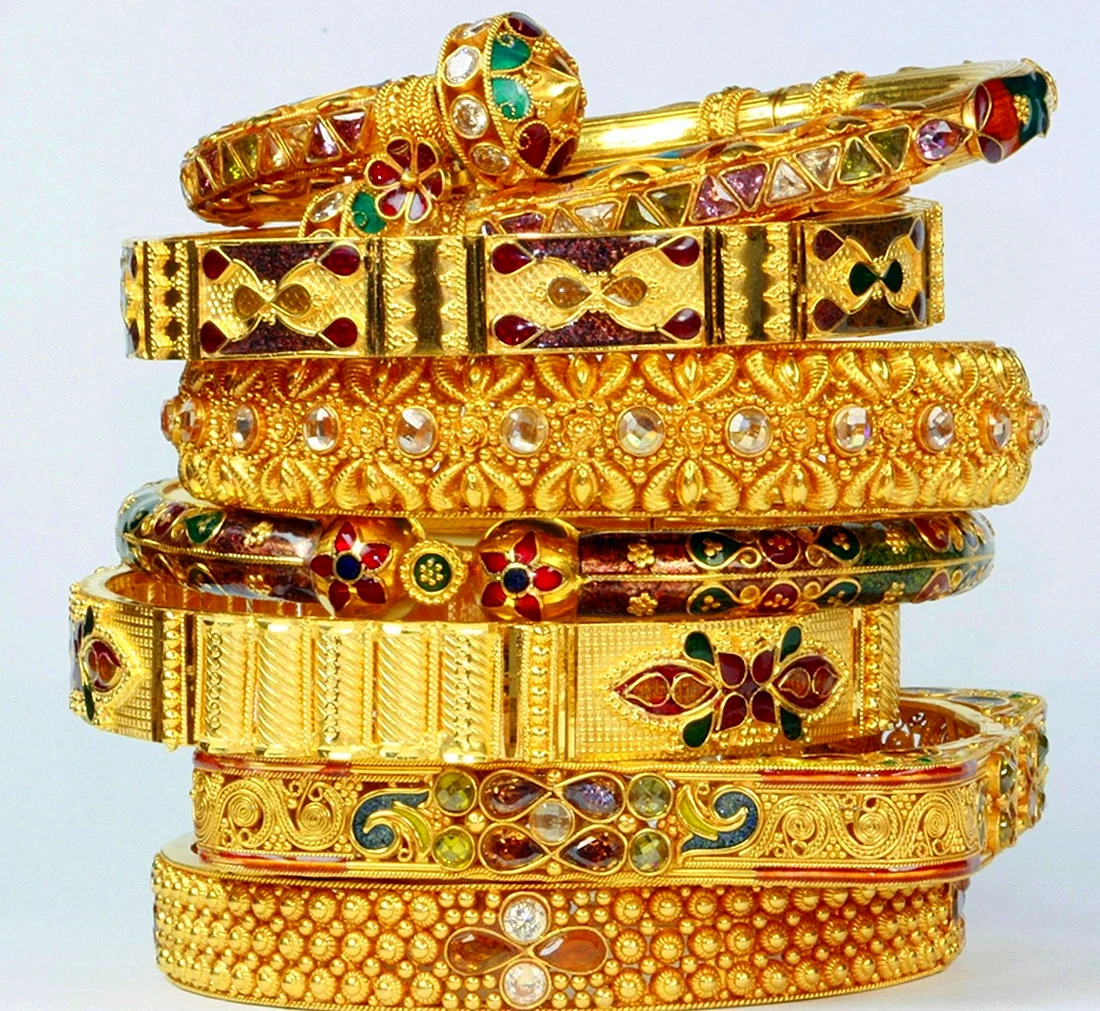 Иранские браслеты золотые
