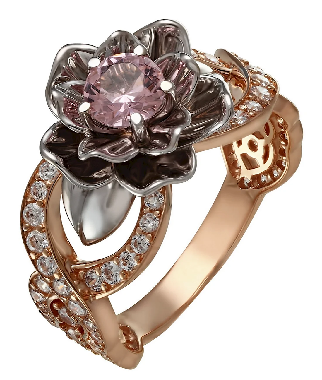 Kari Jewelry золотое кольцо с фианитом арт. B2101280