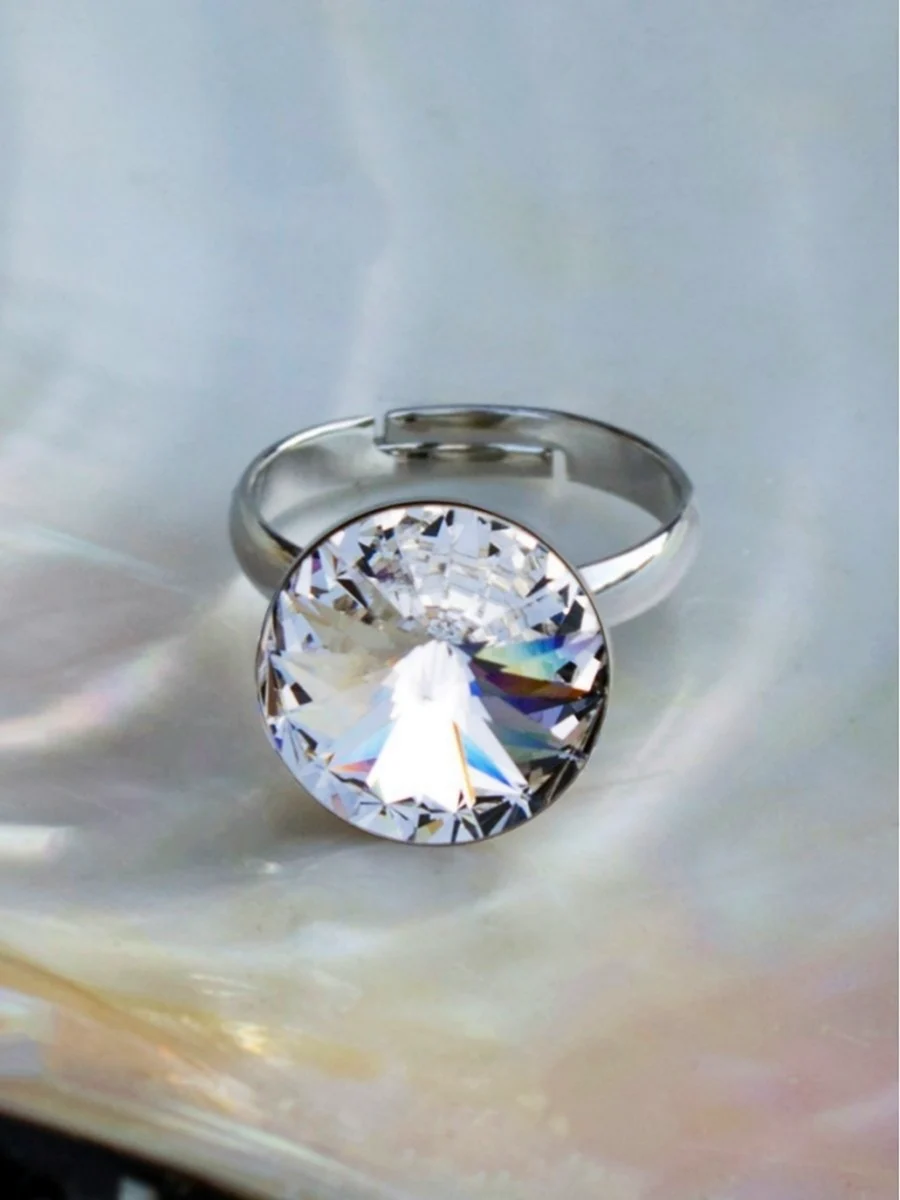 Kassandra кольцо с кристаллами Swarovski