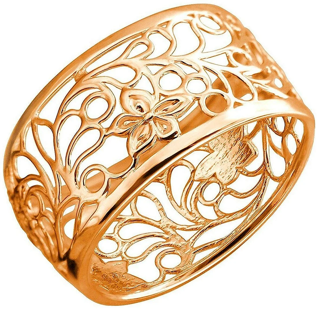 Кольца Эстет золотое кольцо