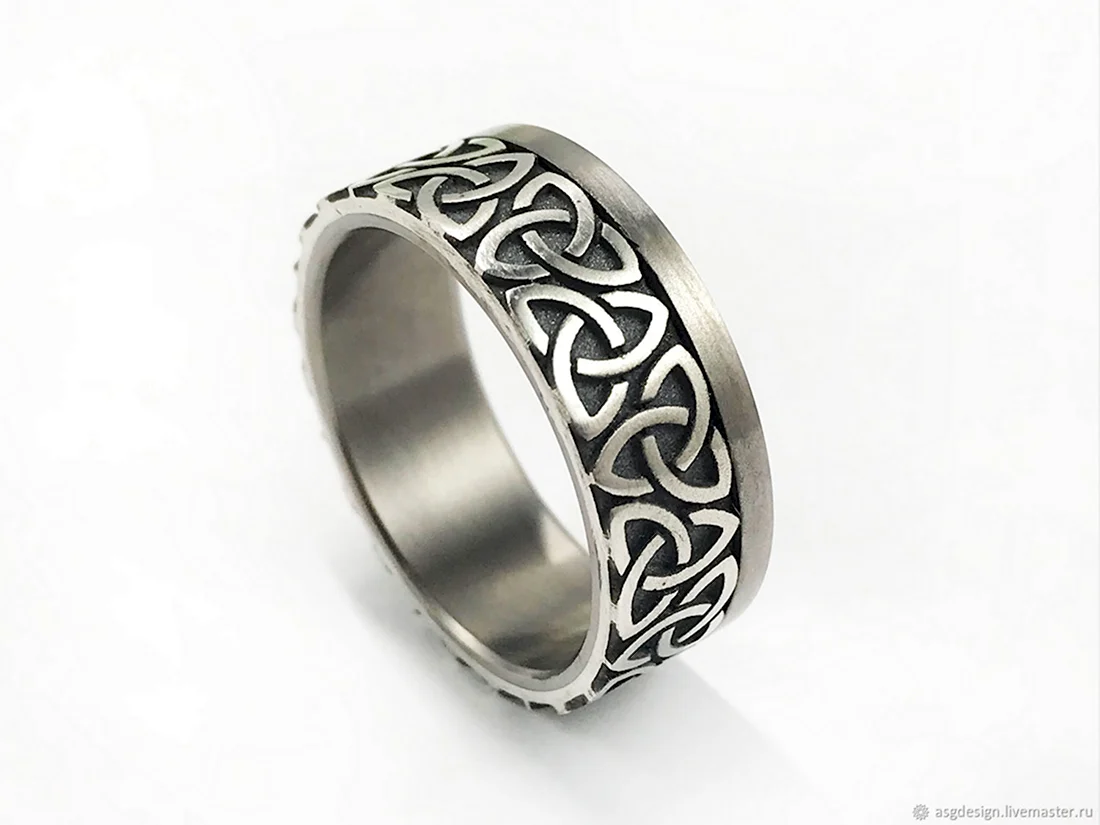 Кольцо с кельтским узором