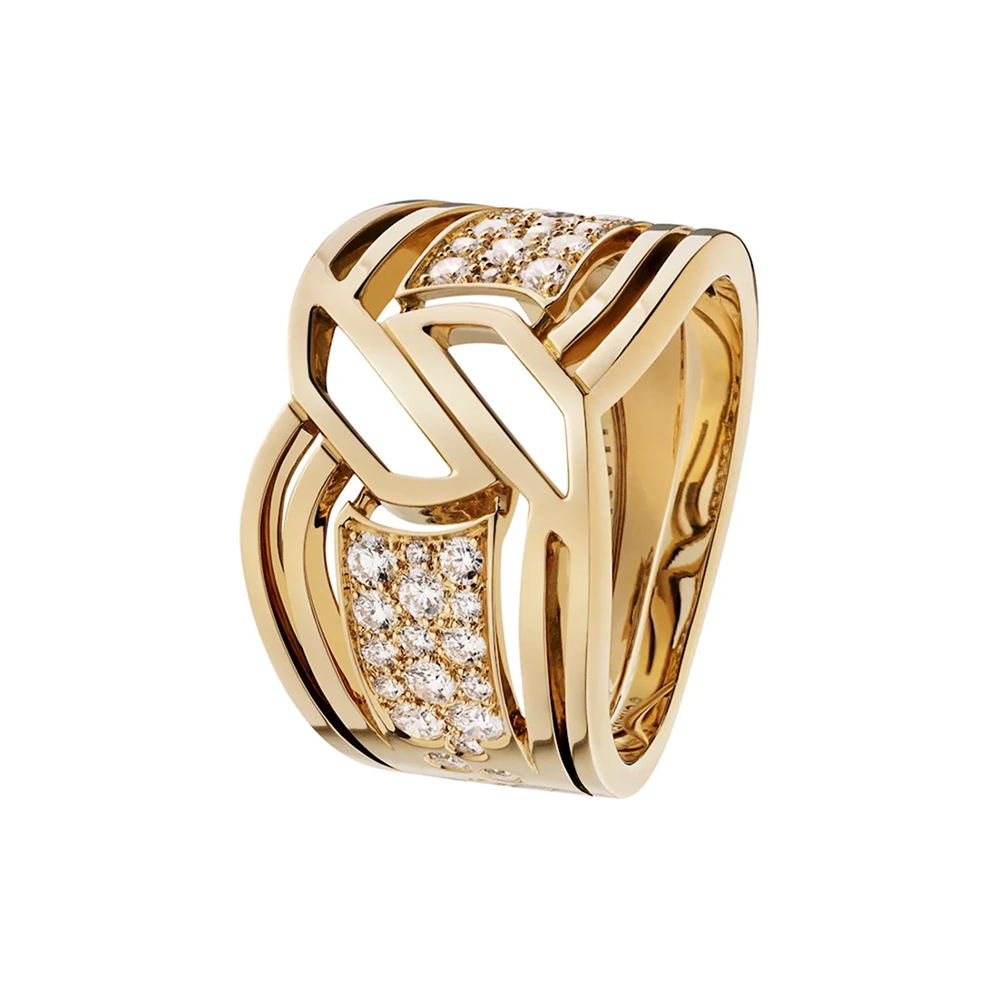 Кольцо Шанель золото с бриллиантами
