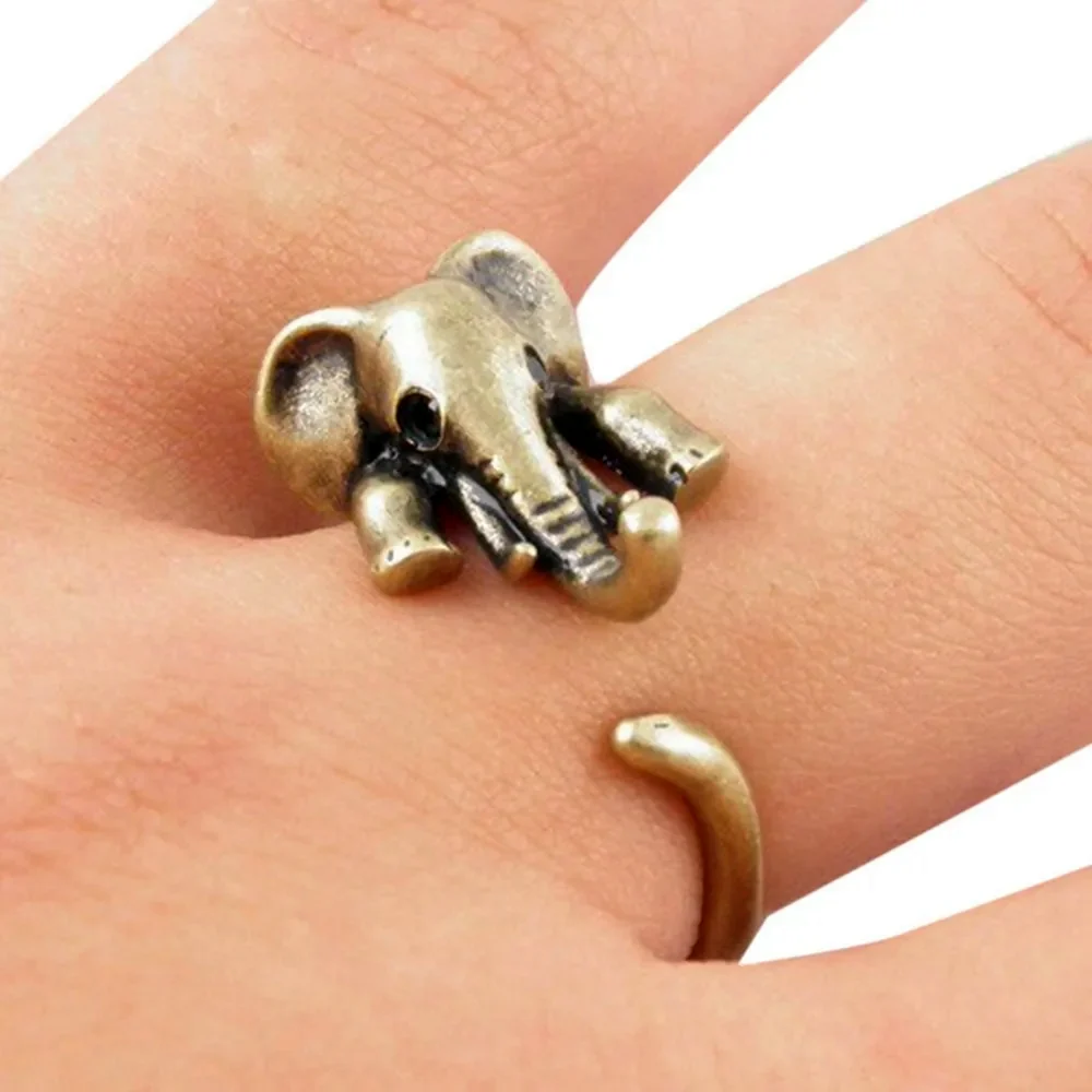 Кольцо со слониками