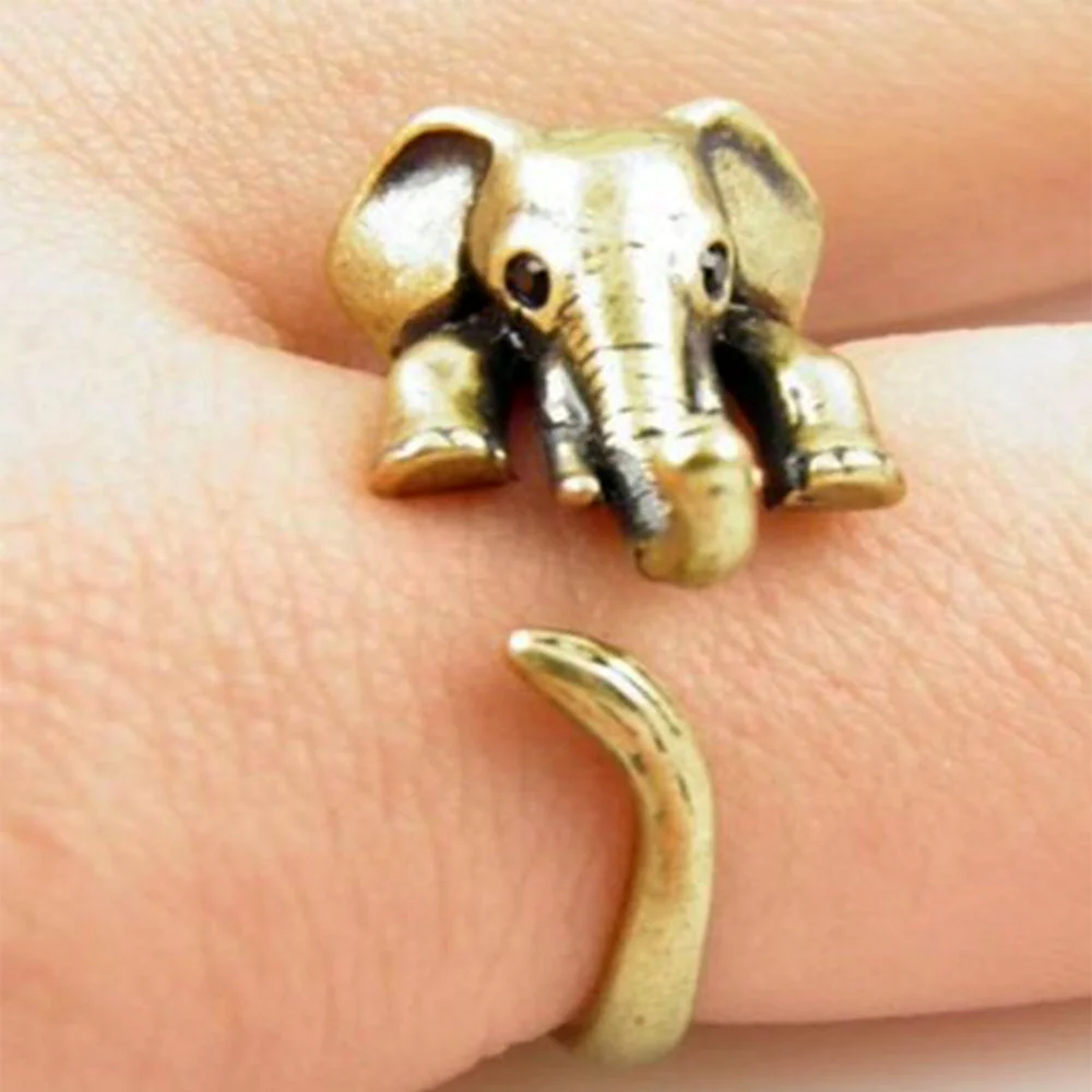 Кольцо со слоном