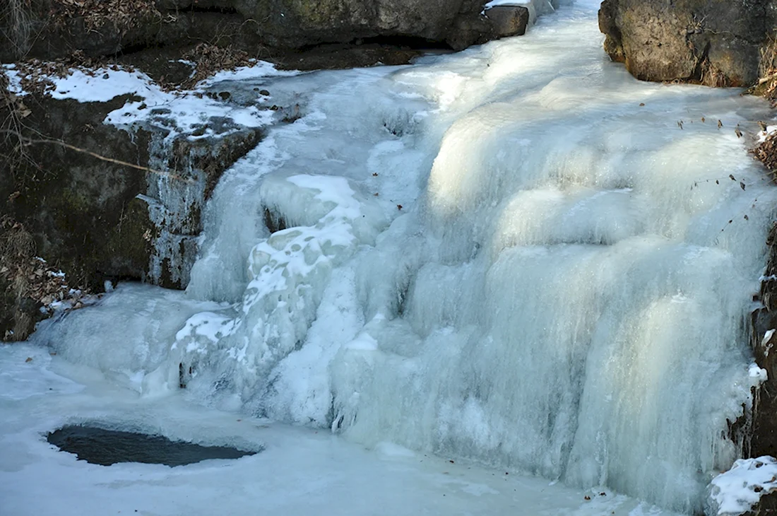 Кравцовские водопады зимой