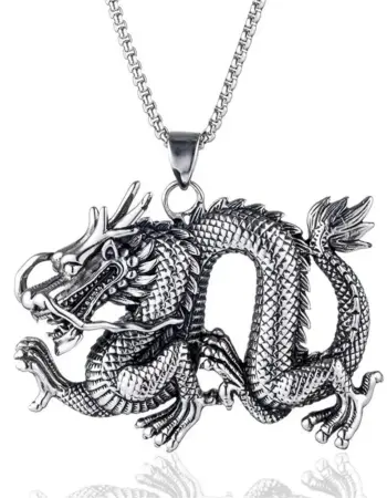 Кулон китайский дракон