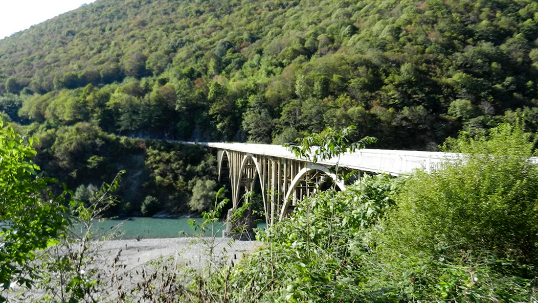 Мост Гумиста Абхазия