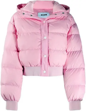 MSGM Pink Puffer Jacket