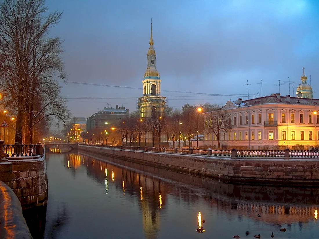 Никольский собор Крюков канал зима