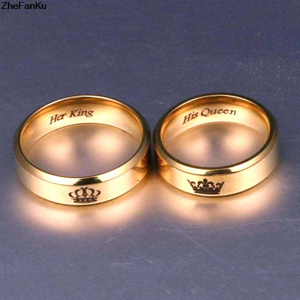 Обручальные кольца King Queen