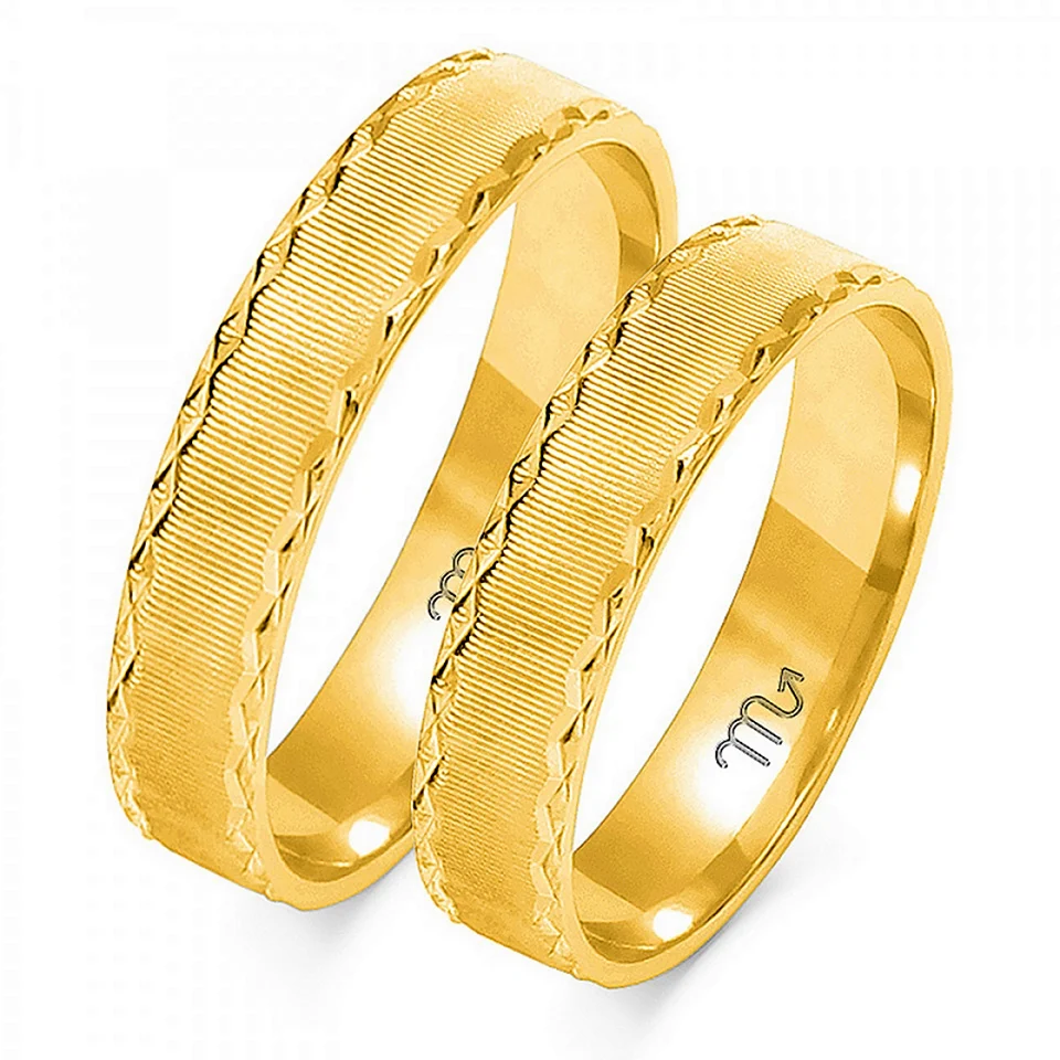 Обручальные кольца парные золотые 585