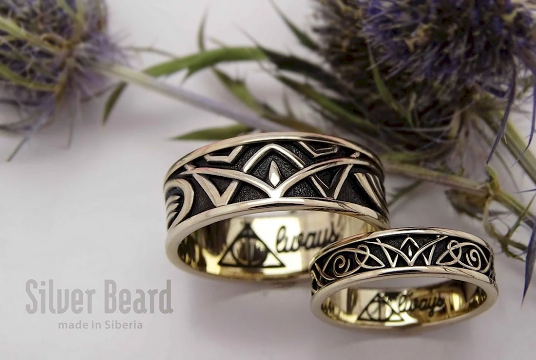 Обручальные кольца в эльфийском стиле