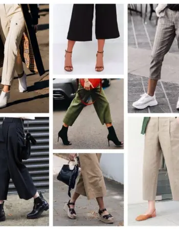 Обувь к укороченным брюкам женским