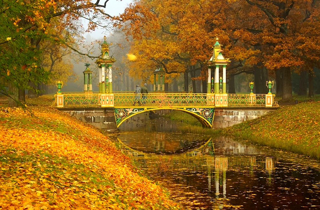 Осень в Александровском парке царского села