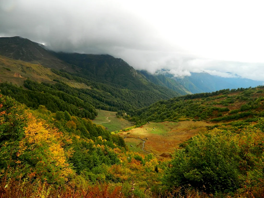 Перевал Анчхо Абхазия