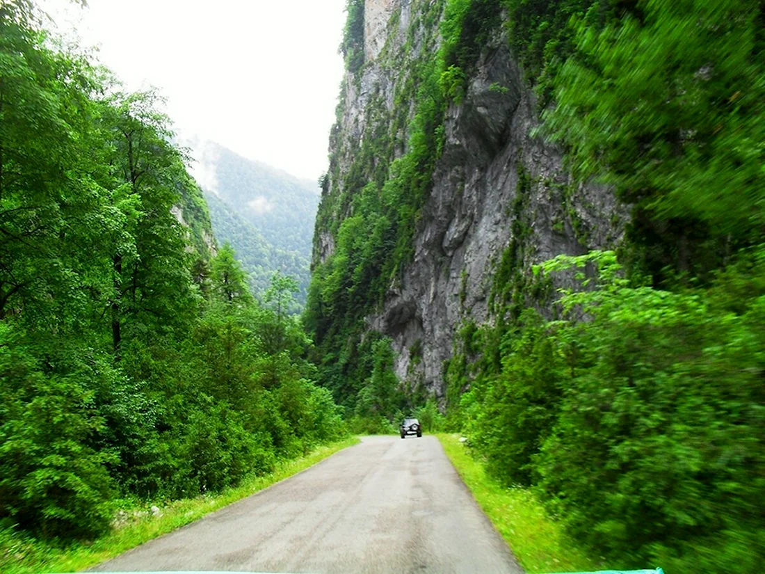 Перевал Пыв Абхазия