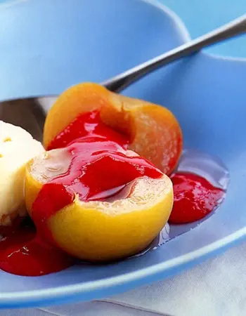 Персик Мельба десерт