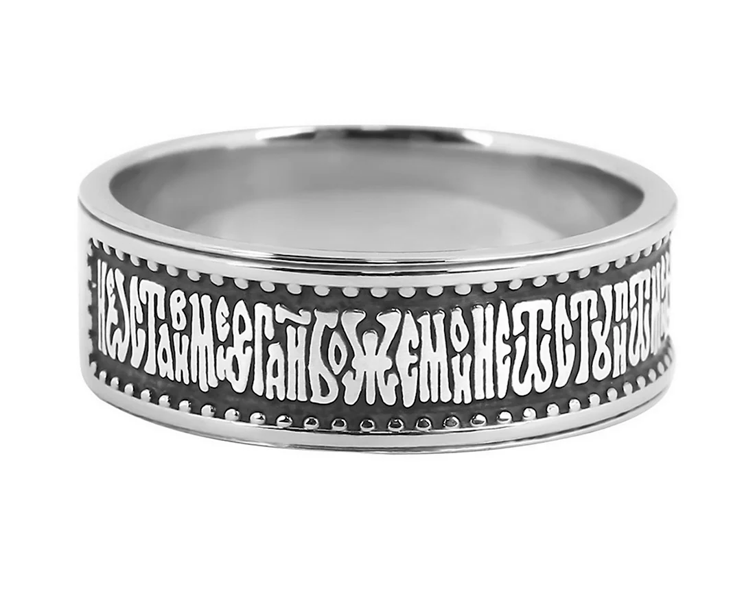 Перстень Сергий Радонежский серебро