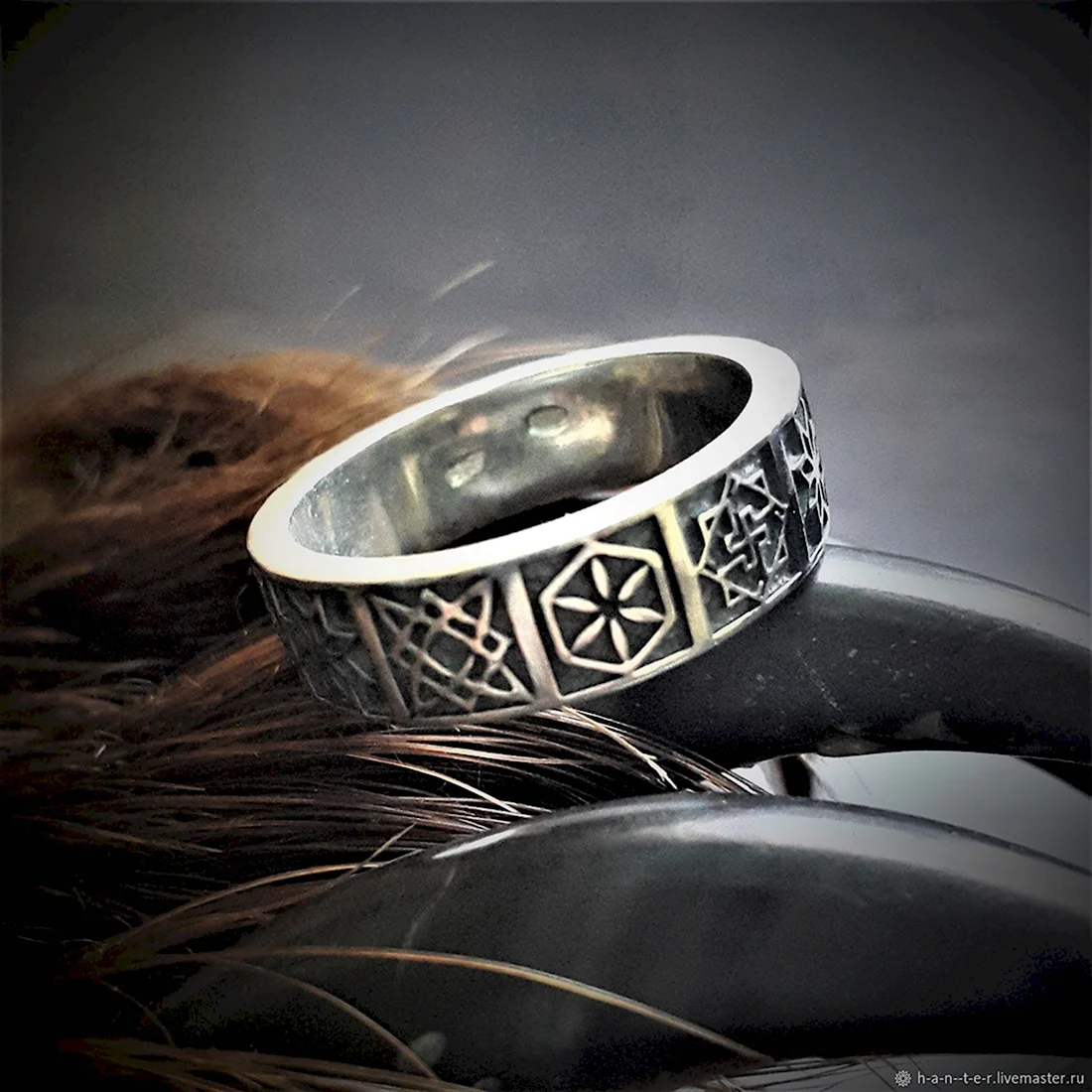 Перстень Валькирия серебро