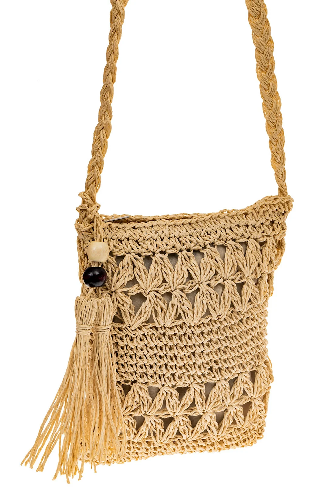 Плетеная сумка из джута