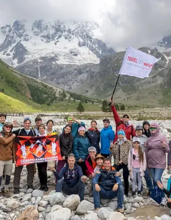 Приэльбрусье Кавказ туристы