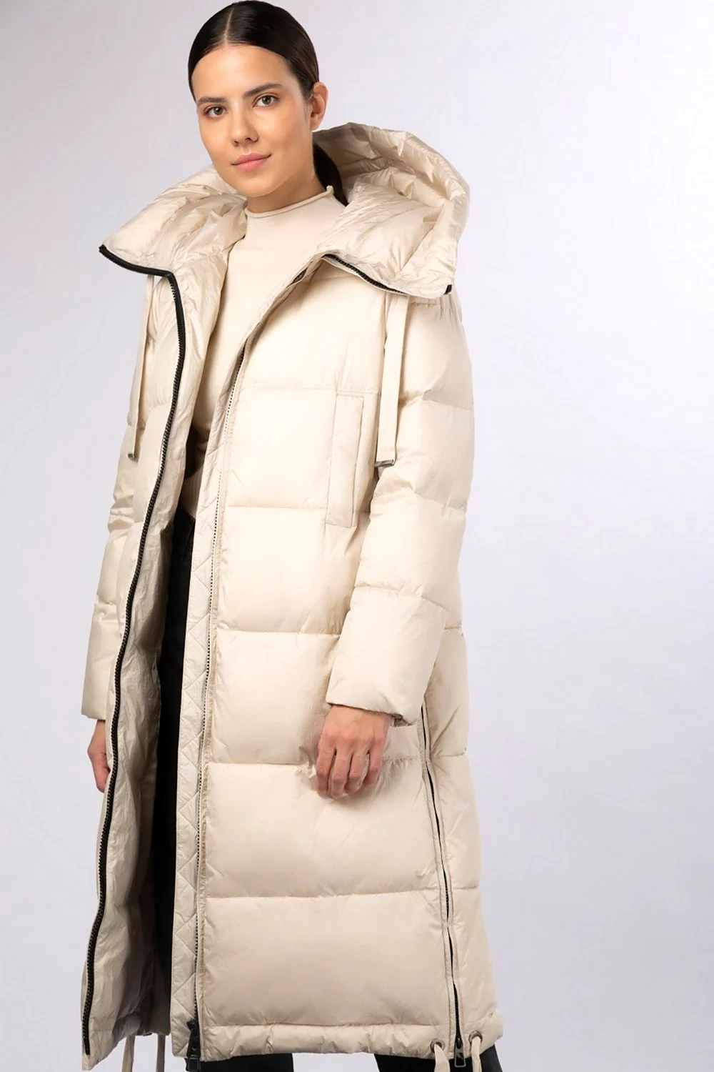 Пуховое пальто женское fwb110143