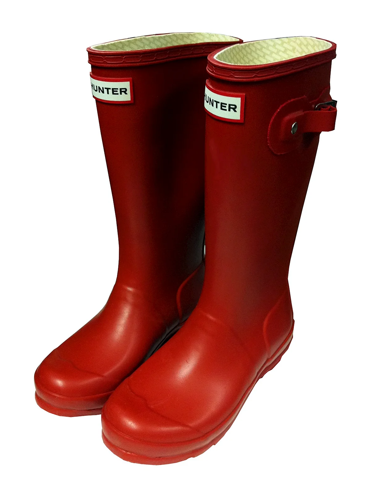 Red Welly Boots Rain