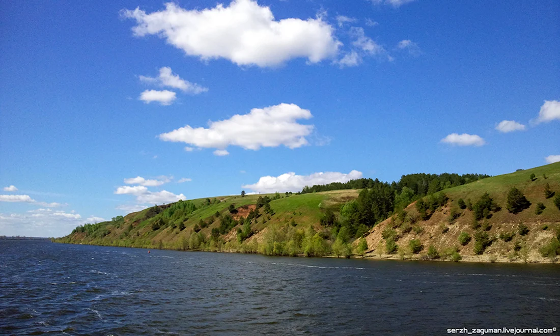 Река Кама в Татарстане