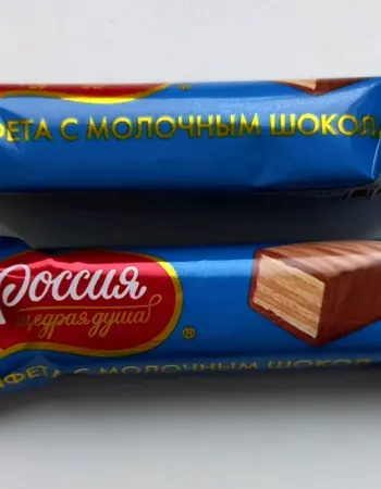 Россия щедрая душа конфеты с вафлей