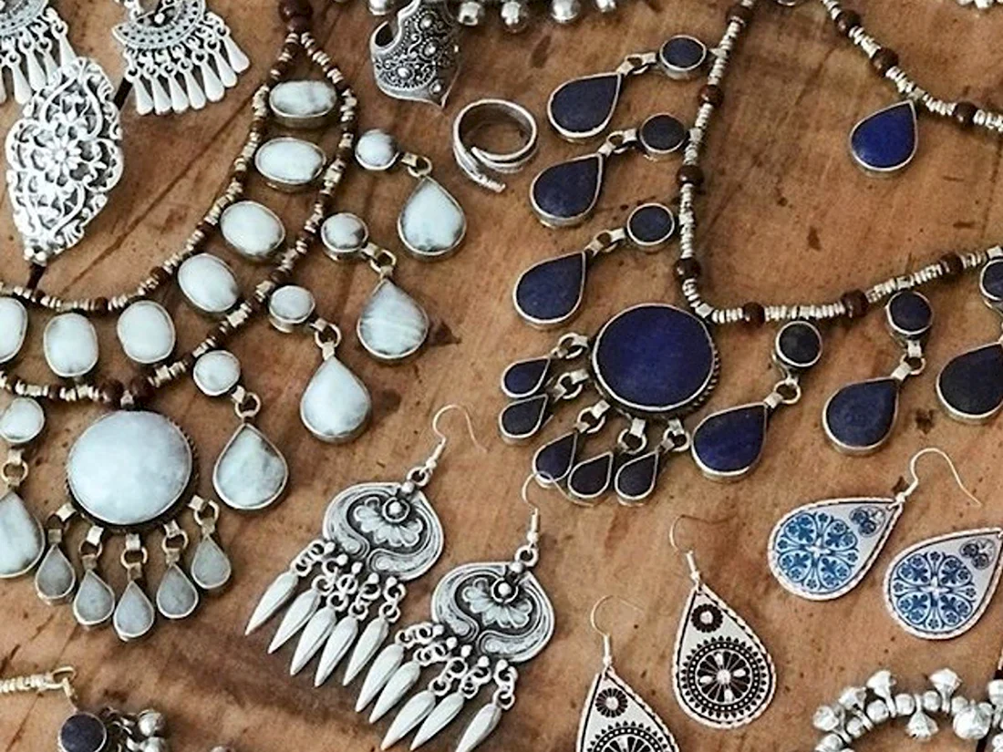 Серебряные украшения в стиле бохо и этно