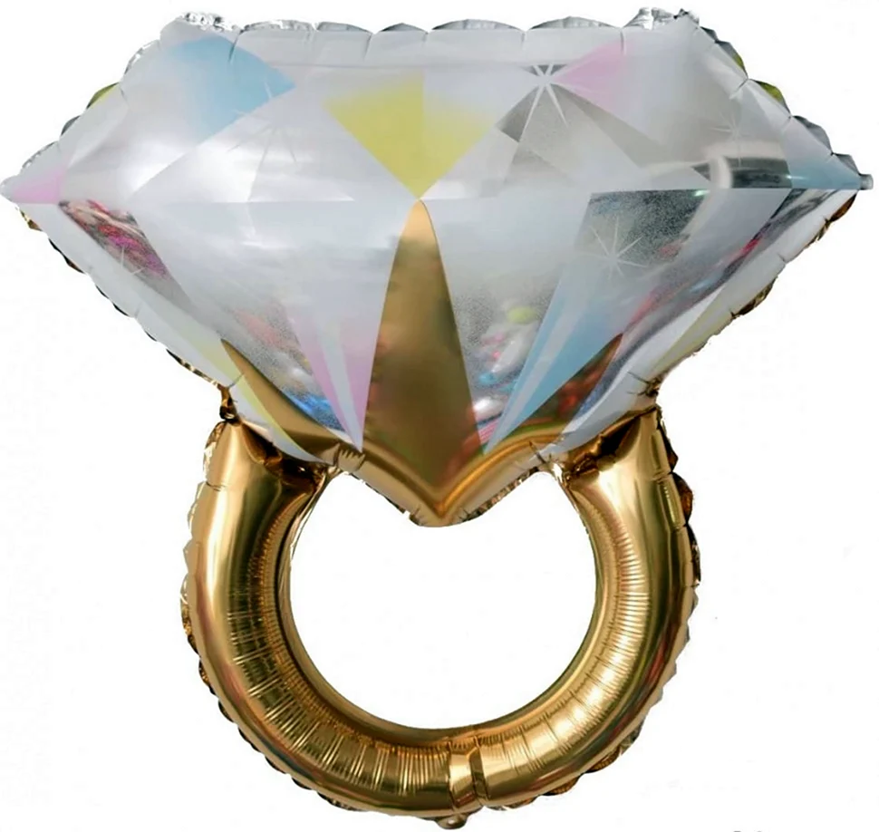 Шар 2769 см фигура кольцо с бриллиантом золото 1 шт