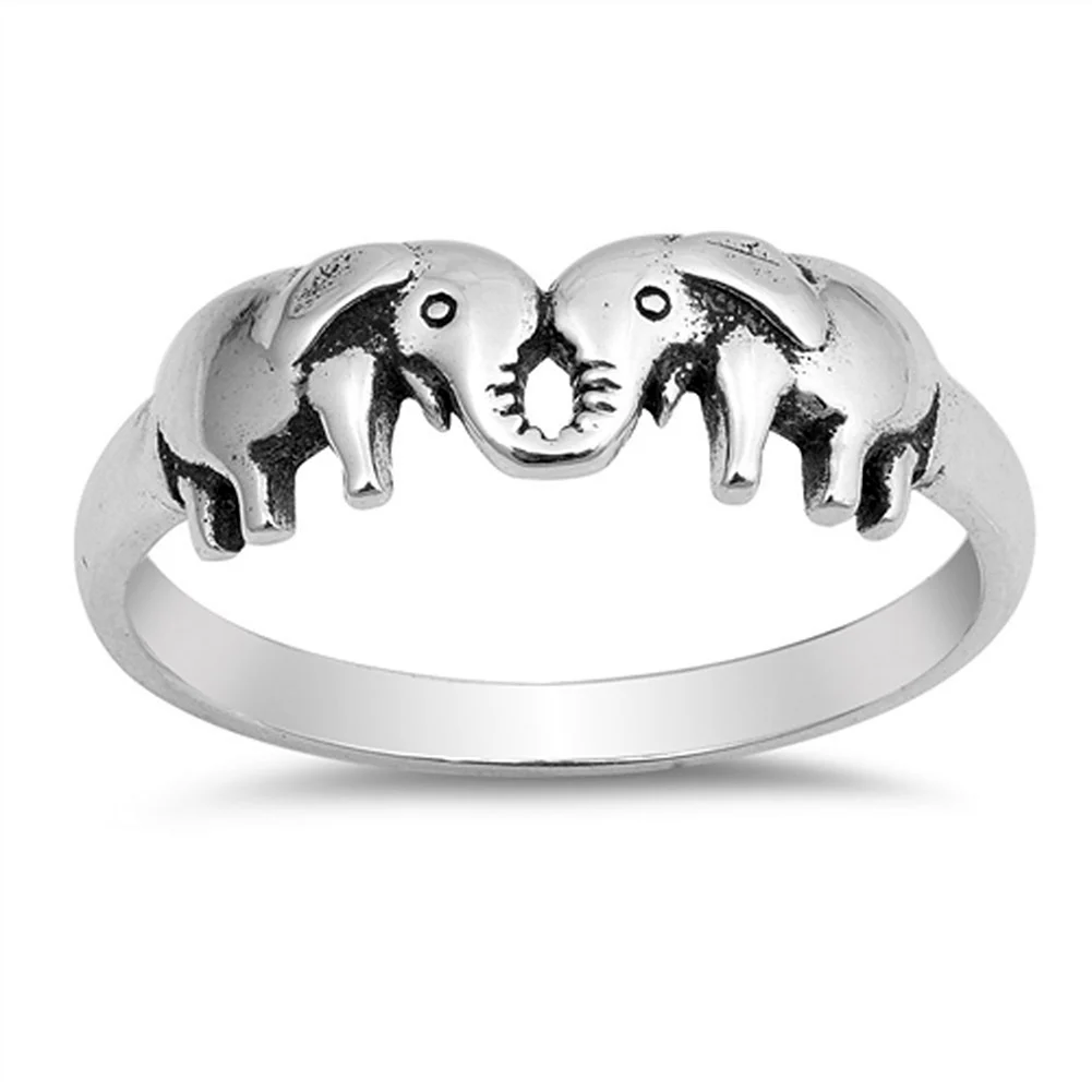 Шепард кольцо со слоном