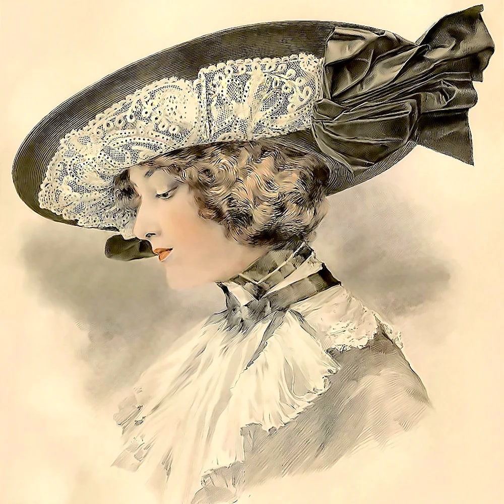 Шляпка Шарлотта 19 век