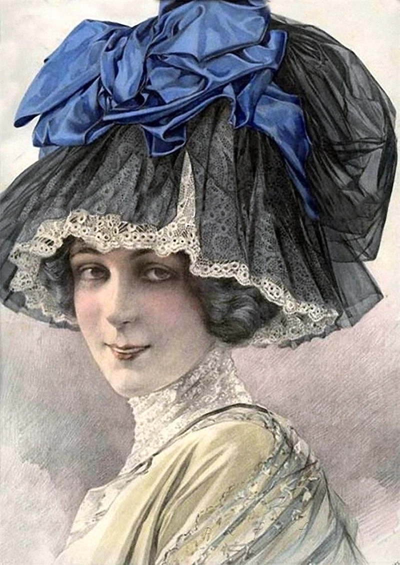 Шляпка Шарлотта 19 век