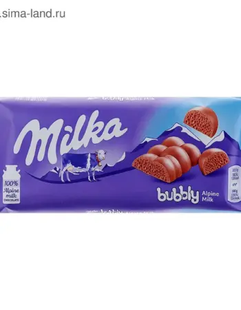 Шоколад молочный Milka 90 г